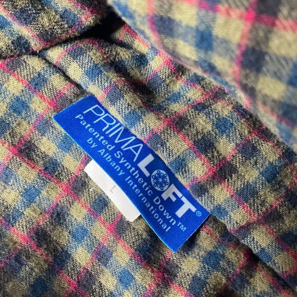 Vintage LL Bean Chore Jacket Mens Large Removable Liner Barn Coat Brown Canvas - Picture 8 of 9